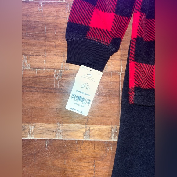 Carter’s 2 Piece Fleece Set size 24M NWT - Picture 4 of 4